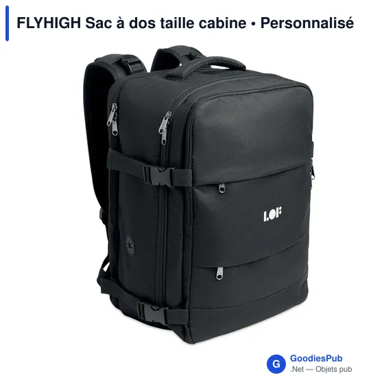 Sac à dos cabine personnalisable FLYHIGH avec logo - Image 6