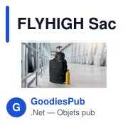 Sac à dos cabine personnalisable FLYHIGH avec logo - Miniature 7