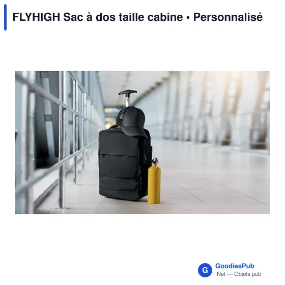 Sac à dos cabine personnalisable FLYHIGH avec logo - Image 7