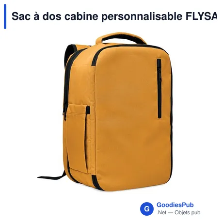 Sac à dos cabine personnalisable FLYSAFE avec logo