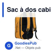 Sac à dos cabine personnalisable FLYSAFE avec logo - Miniature 2