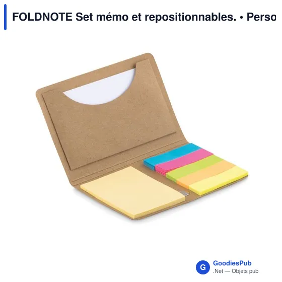 FOLDNOTE Set mémo et repositionnables. - Image 1