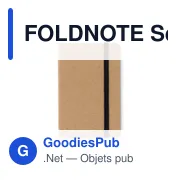 FOLDNOTE Set mémo et repositionnables. - Miniature 2