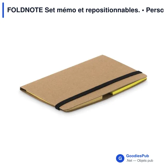 FOLDNOTE Set mémo et repositionnables. - Image 3
