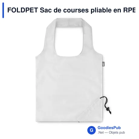 FOLDPET Sac de courses pliable en RPET