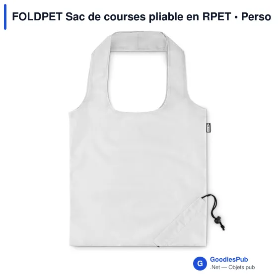 FOLDPET Sac de courses pliable en RPET - Image 1