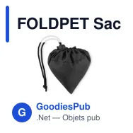 FOLDPET Sac de courses pliable en RPET - Miniature 11