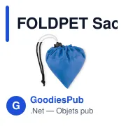 FOLDPET Sac de courses pliable en RPET - Miniature 4