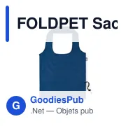 FOLDPET Sac de courses pliable en RPET - Miniature 7