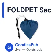 FOLDPET Sac de courses pliable en RPET - Miniature 9