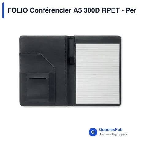 FOLIO Conférencier A5 300D RPET