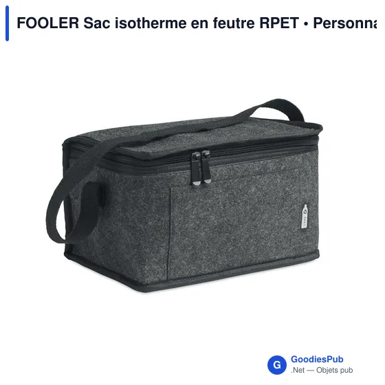 FOOLER Sac isotherme en feutre RPET - Image 1