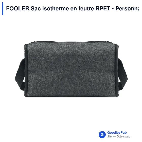 FOOLER Sac isotherme en feutre RPET - Image 2