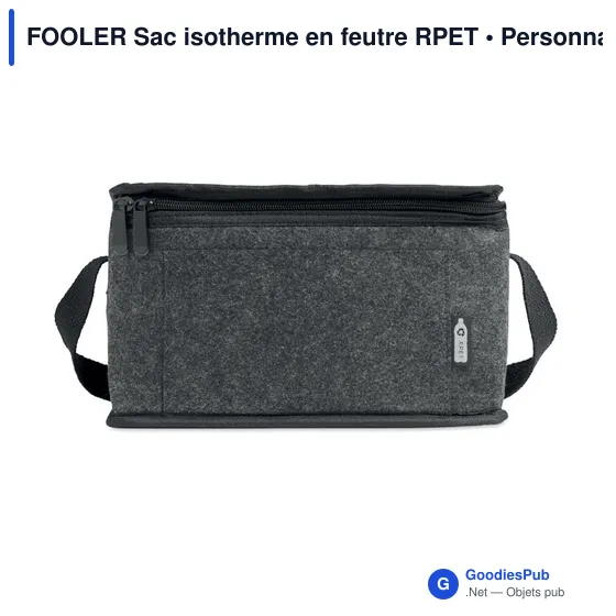 FOOLER Sac isotherme en feutre RPET - Image 3