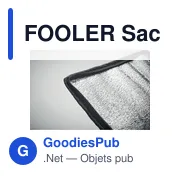 FOOLER Sac isotherme en feutre RPET - Miniature 5