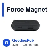 Chargeur sans fil personnalisable Force Magnetic RCS avec logo - Miniature 2
