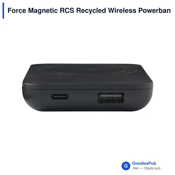 Chargeur sans fil personnalisable Force Magnetic RCS avec logo - Image 2