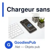 Chargeur sans fil personnalisable Force Magnetic RCS avec logo - Miniature 12