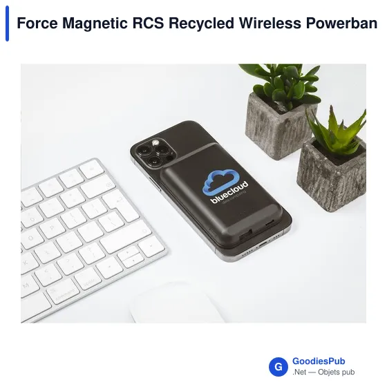 Chargeur sans fil personnalisable Force Magnetic RCS avec logo - Image 12