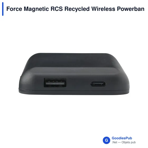 Chargeur sans fil personnalisable Force Magnetic RCS avec logo - Image 3