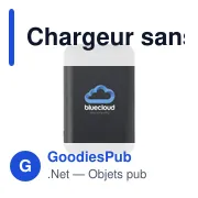 Chargeur sans fil personnalisable Force Magnetic RCS avec logo - Miniature 4