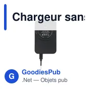 Chargeur sans fil personnalisable Force Magnetic RCS avec logo - Miniature 5