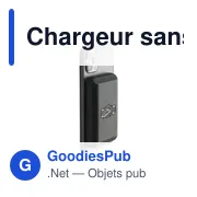 Chargeur sans fil personnalisable Force Magnetic RCS avec logo - Miniature 6