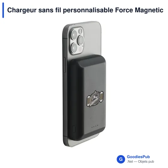 Chargeur sans fil personnalisable Force Magnetic RCS avec logo - Image 6