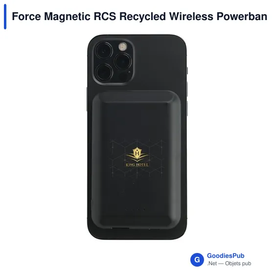 Chargeur sans fil personnalisable Force Magnetic RCS avec logo - Image 7