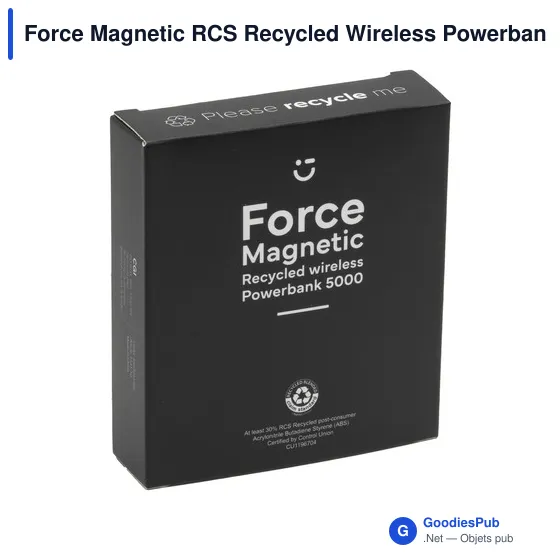 Chargeur sans fil personnalisable Force Magnetic RCS avec logo - Image 8