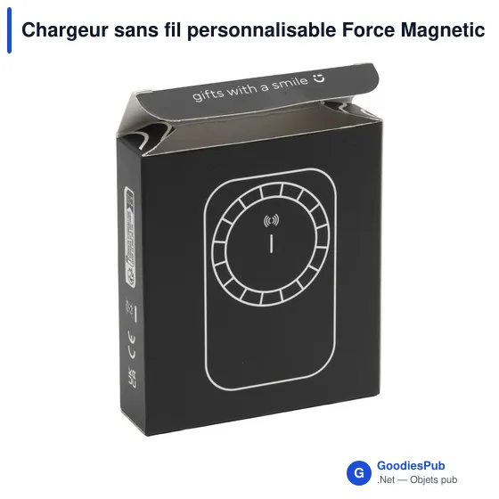 Chargeur sans fil personnalisable Force Magnetic RCS avec logo - Image 9