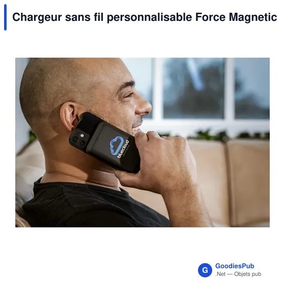 Chargeur sans fil personnalisable Force Magnetic RCS avec logo - Image 10