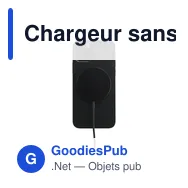 Chargeur sans fil personnalisable Force MagSafe 10W avec logo - Miniature 9