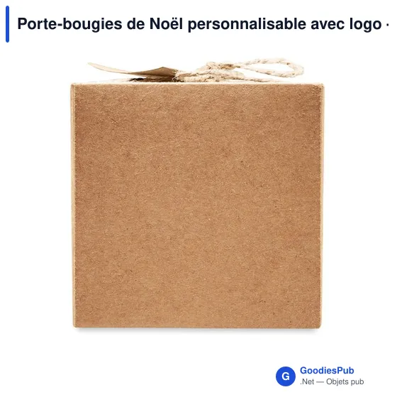 Porte-bougies de Noël personnalisable avec logo - FOREST - Image 5