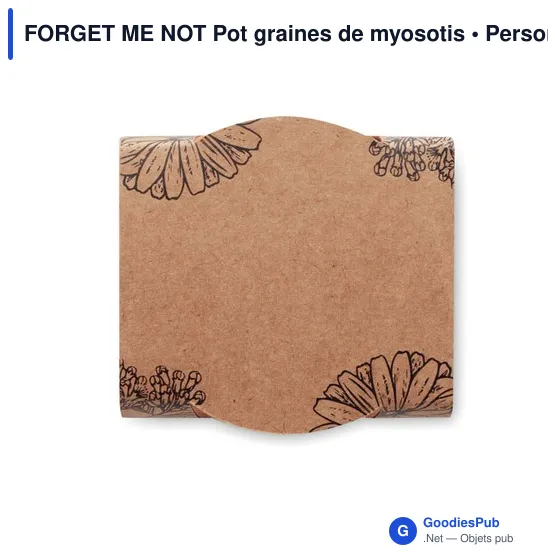 FORGET ME NOT Pot graines de myosotis - Image 3