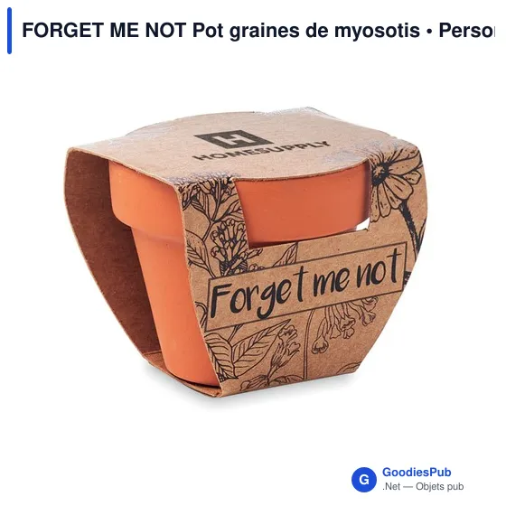 FORGET ME NOT Pot graines de myosotis - Image 4