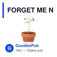 FORGET ME NOT Pot graines de myosotis - Miniature 5