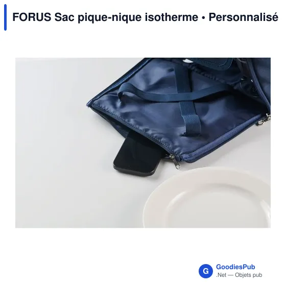 Sac pique-nique isotherme personnalisable avec logo - FORUS - Image 4