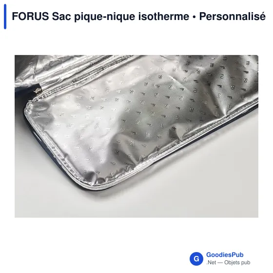 Sac pique-nique isotherme personnalisable avec logo - FORUS - Image 7
