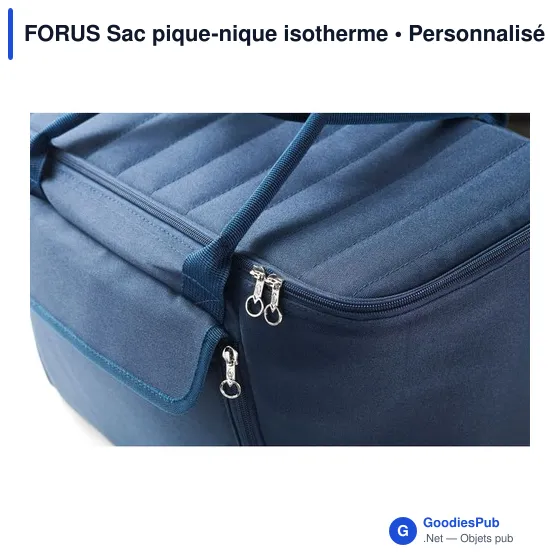 Sac pique-nique isotherme personnalisable avec logo - FORUS - Image 8