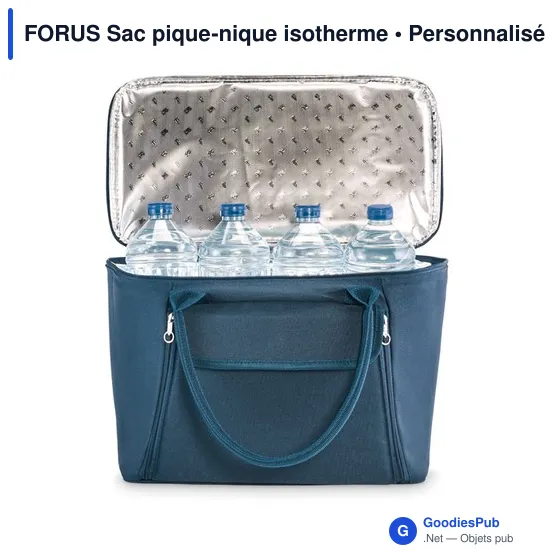 Sac pique-nique isotherme personnalisable avec logo - FORUS - Image 10