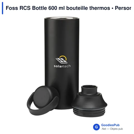 Bouteille thermos personnalisable Foss RCS Bottle 600 ml avec logo - Image 3