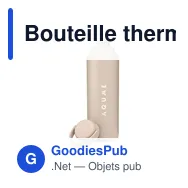 Bouteille thermos personnalisable Foss RCS Bottle 600 ml avec logo - Miniature 8