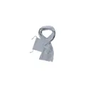 Variante gris - Foulard personnalisable en coton organique avec logo - Foulard Betty