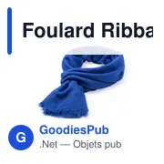Foulard Ribban - Miniature 4