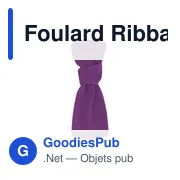 Foulard Ribban - Miniature 6