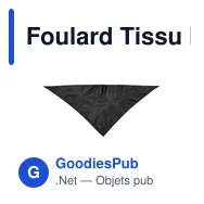 Foulard Tissu Kozma - Miniature 1