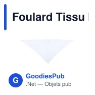 Foulard Tissu Kozma - Miniature 4