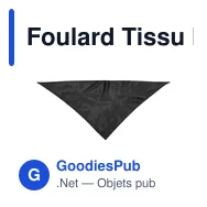 Foulard Tissu Kozma - Miniature 5
