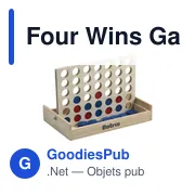 Jeu Four Wins personnalisable avec logo - Stratégie et Loisirs - Miniature 1